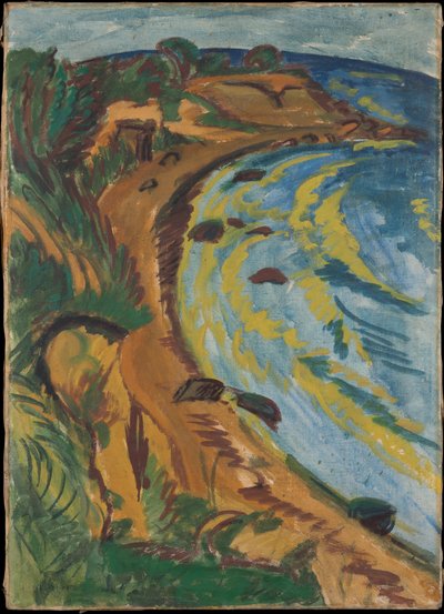 Bay on the Coast of Fehmarn by Ernst Ludwig Kirchner