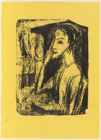 Portrait of Mrs Nelly Fehr by Ernst Ludwig Kirchner