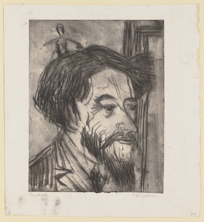 Portrait of Professor Enrico Padua by Ernst Ludwig Kirchner