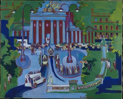 Brandenburg Gate by Ernst Ludwig Kirchner