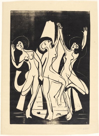 Dance of Colors by Ernst Ludwig Kirchner