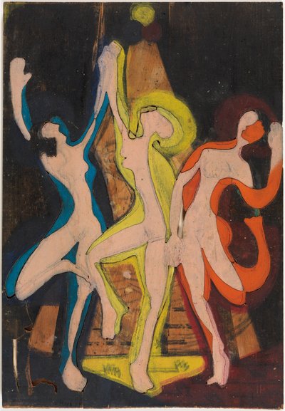 Dance of Colors, Color Block II by Ernst Ludwig Kirchner