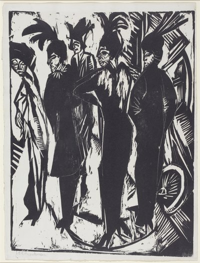 Five Women on the Street by Ernst Ludwig Kirchner