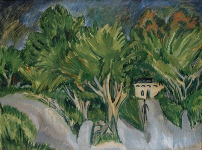 House under Trees (Fehmarn) by Ernst Ludwig Kirchner
