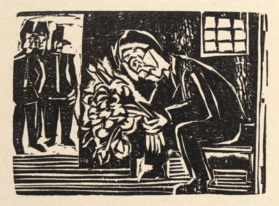 Beside the Highway. Stories by Jakob Bosshart. The Apostle of Peace - In the Cell by Ernst Ludwig Kirchner