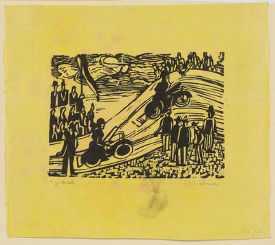 Bicycle race by Ernst Ludwig Kirchner