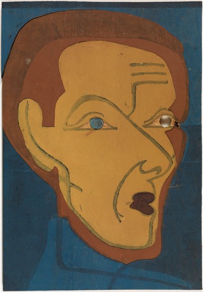 Self-Portrait, Color Block I by Ernst Ludwig Kirchner