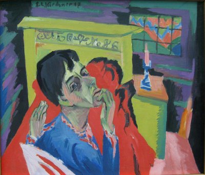 Self-Portrait as a Sick Man by Ernst Ludwig Kirchner