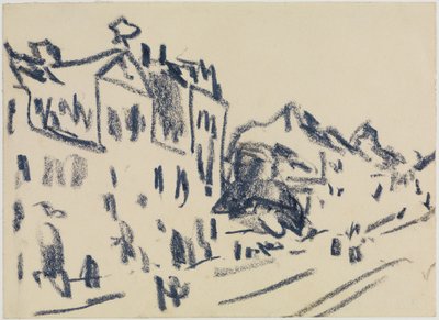 Street in Dresden by Ernst Ludwig Kirchner