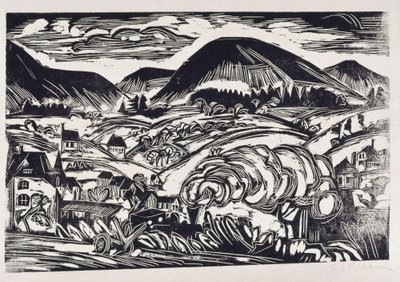Taunus Landscape by Ernst Ludwig Kirchner
