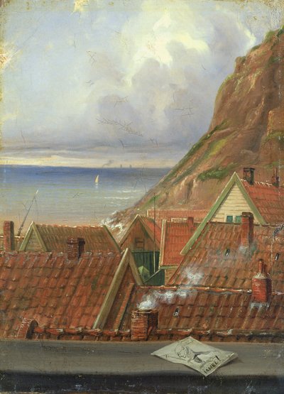 View from a Window of Helgoland by Ernst Willers