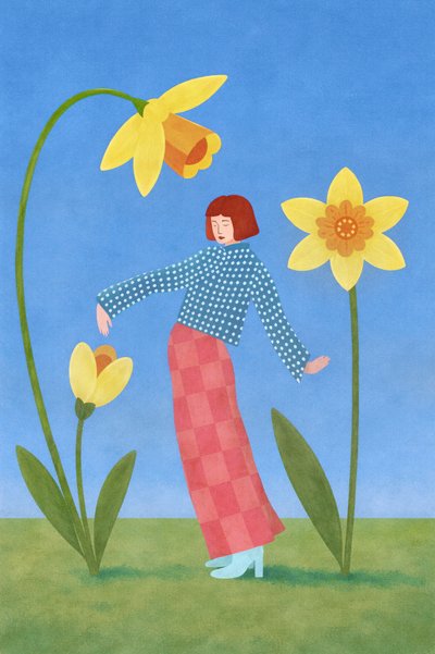 Spring Daffodil Dance by Essa Van Reis