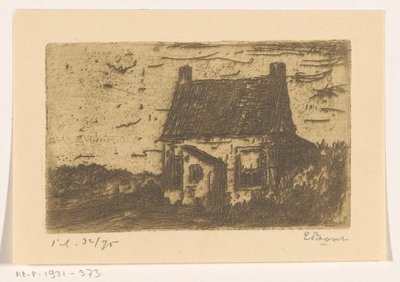 Cottage in Ter Heijde near The Hague by Etienne Bosch (signed by artist)