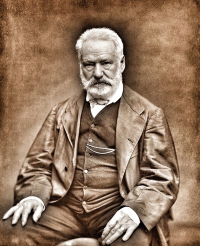 Portrait of Victor Hugo after Etienne Carjat by Etienne Carjat