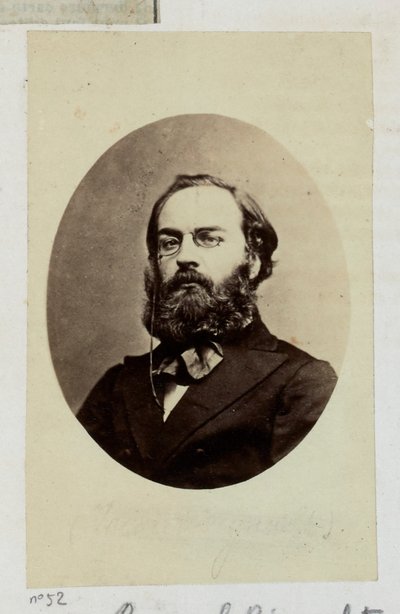 Rigault Raoul Adolf Georges (1846-1871). Journalist and Politician, Appointed to the Prefecture of Police (March 20, 1871), to the General Security Commission (March 29, 1871). In This Capacity, He Assumes Power, Repressing His Opponents... by Etienne Carjat