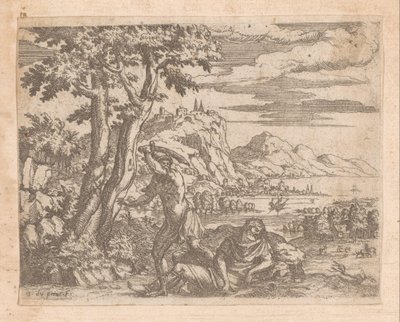 Landscape with Jupiter and Io by Etienne Duperac