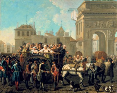 Transport of Prostitutes to the Salpetriere by Étienne Jeaurat