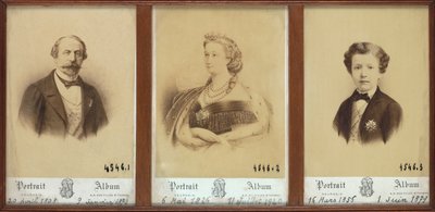 Portrait of the Imperiale Family by Etienne & Neurdein Louis Antonin (1846-p. 1915) Neurdein