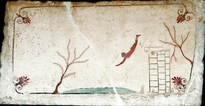 Etruscan Art: A Young Swimmer Diving by Etruscan