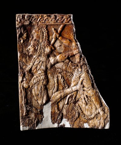 Etruscan Civilization: Ivory Plate Decorated with the Representation of Geryon by Etruscan