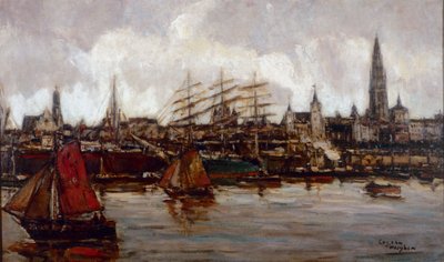 The Antwerp Waterfront by Eugeen van Mieghem
