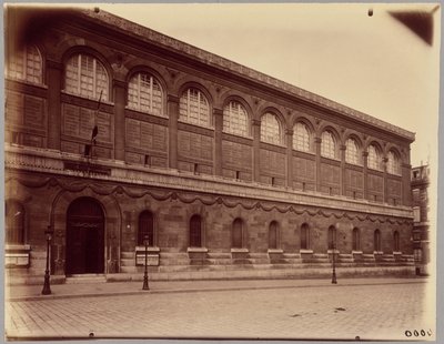 Bibliothèque Sainte-Geneviève, Place du Panthéon by Eugène Atget