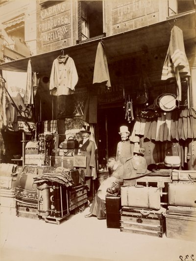Shop - Rue du Petit Thomas by Eugène Atget