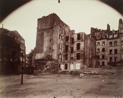 Corner, Rue du Cimetière Saint-Benoît by Eugène Atget