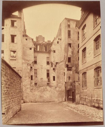 Impasse du Boeuf, rue Valette by Eugène Atget