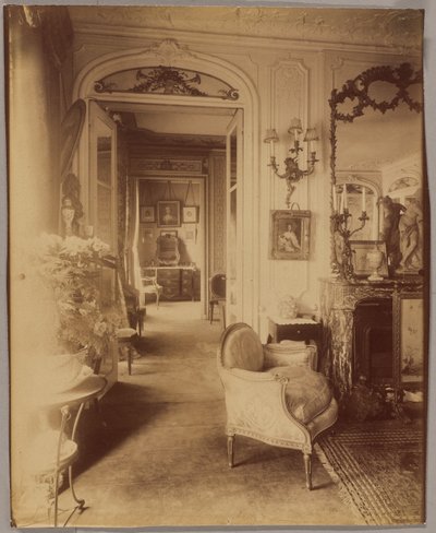 Interior of Melle Sorel, of the Comédie Française, Avenue des Champs-Élysées by Eugène Atget