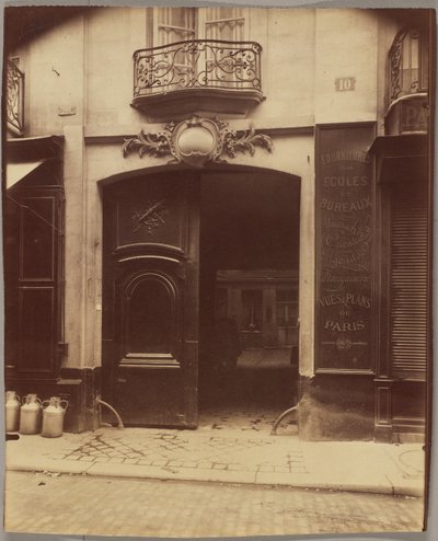 House, 10 rue du Petit-Pont, Demolished by Eugène Atget