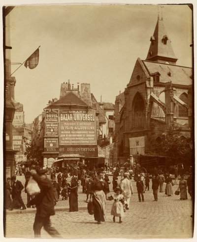 Place Saint-Médard by Eugène Atget