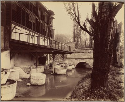 Gate of Italy, The Bièvre at the Exit of Paris by Eugène Atget
