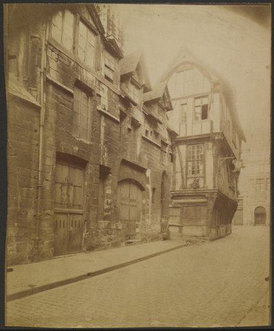 Rouen, House on Saint-Romain Street by Eugène Atget