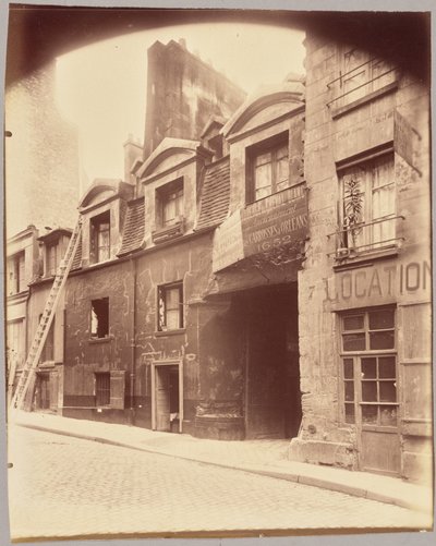 Rue Mazet by Eugène Atget