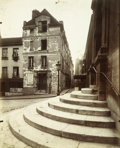 Rue de la Montagne-Sainte-Geneviève by Eugène Atget