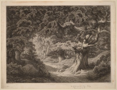 The Charlemagne (Forest of Fontainebleau) by Eugene Bléry