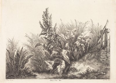 Water Dock, Study by Eugene Bléry