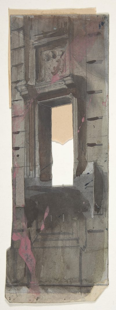 Design for a Stage Set at the Opéra, Paris by Eugene Ciceri