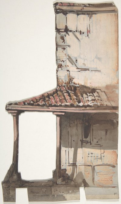 Design for a Stage Set at the Opéra, Paris by Eugene Ciceri