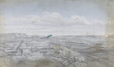 Design for a Stage Set at the Opéra, Paris by Eugene Ciceri