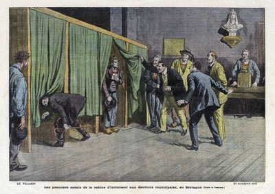 First Tests of the Isolation Cabin During the Elections in Brittany by Eugene Damblans