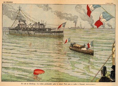 The Presidential Standard, Cherbourg Harbour, Double Page Spread in 