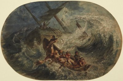 Shipwreck by Eugene Isabey