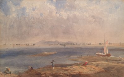 Seascape in Brittany by Eugene Louis Boudin