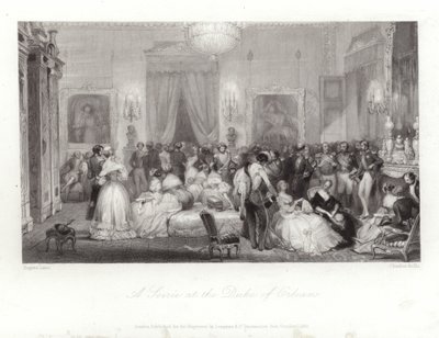 A Soiree at the Duke of Orleans by Eugene Louis Lami