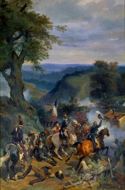 Battle in the Defiles of the Argonne under the Command of General Dumouriez by Eugene Louis Lami