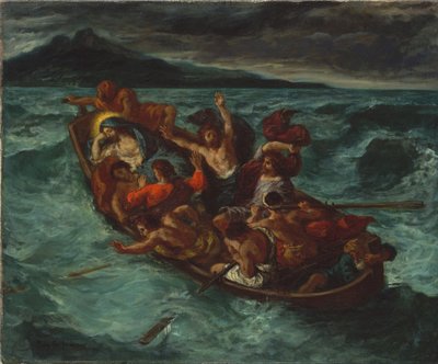 Christ Asleep during the Tempest by Eugène Delacroix