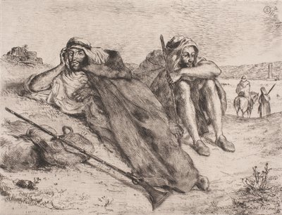 Arabs from Oran by Eugène Delacroix