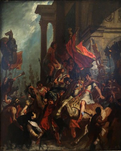 The Justice of Trajan by Eugène Delacroix